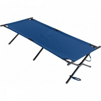 Lit Strong XL Bleu pour Camping 210x80x50 cm - 1