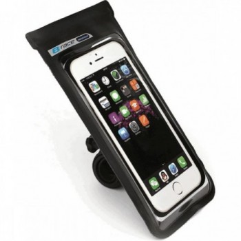 Waterproof Smartphone Holder for Handlebar B • RACE in Black PVC - 10.5x1.5x21 cm - 1