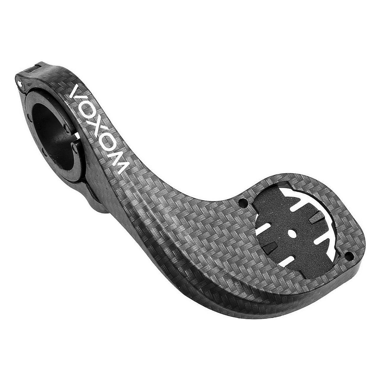 Supporto per Ciclocomputer Garmin Voxom CHA1 in Nylon e Fibra di Vetro, Compatibile con Garmin 200/500/800/510/810, Colore Nero/