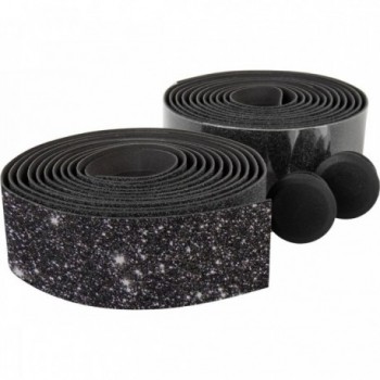 Black Reflective 3M VELO Handlebar Tape 2.5mm with Anti-Slip Caps - 2