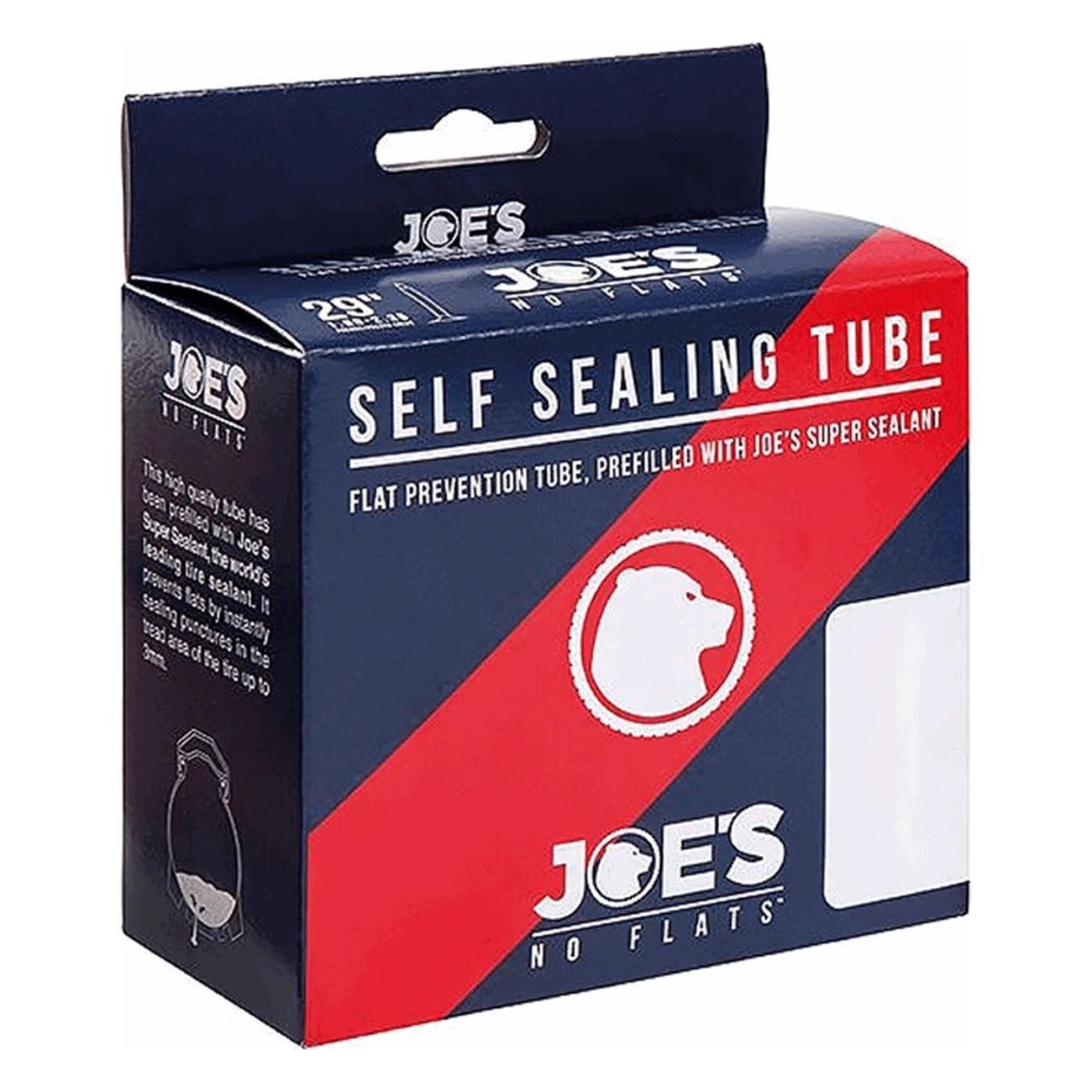 Self-Sealing Inner Tube 26x1.75-2.125 with Threaded Presta Valve - 1