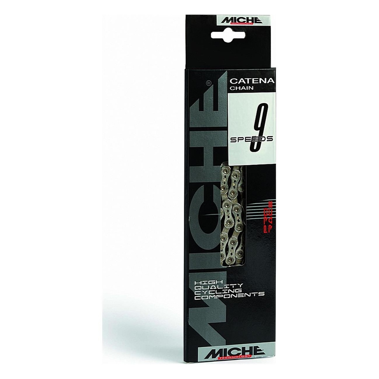 Catena Corsa Campagnolo 9 Velocità Silver, Acciaio Nichelato, 116 Maglie - 1 - Catena - 8058258291048