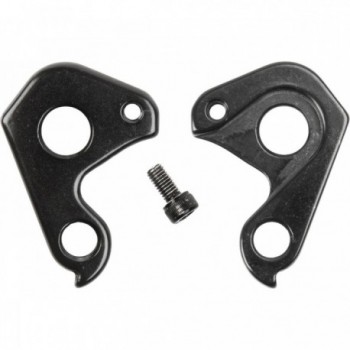 Replacement Hanger for Road Bike Carbon/Aluminum 12x145 mm Black - Rear Derailleur Hook - 1