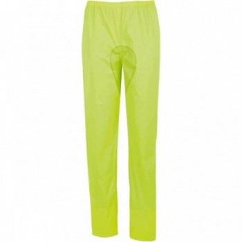 Pantalón Antip lluvia Zeta Amarillo Fluo 2XL con Cubrezapatos Extraíble - 1