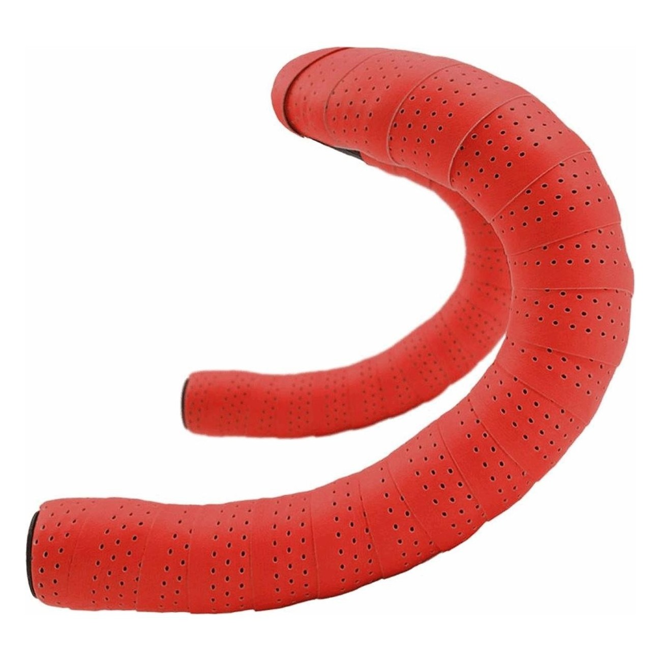 Eolo Soft Perforated Handlebar Tape 3mm Red for Fixed Gear Bikes - MVTEK - 1