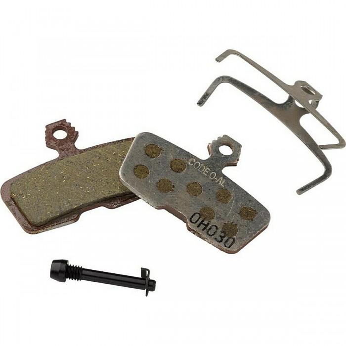 Organic Disc Brake Pads with Aluminum Support for MTB - Quiet and Lightweight - 1