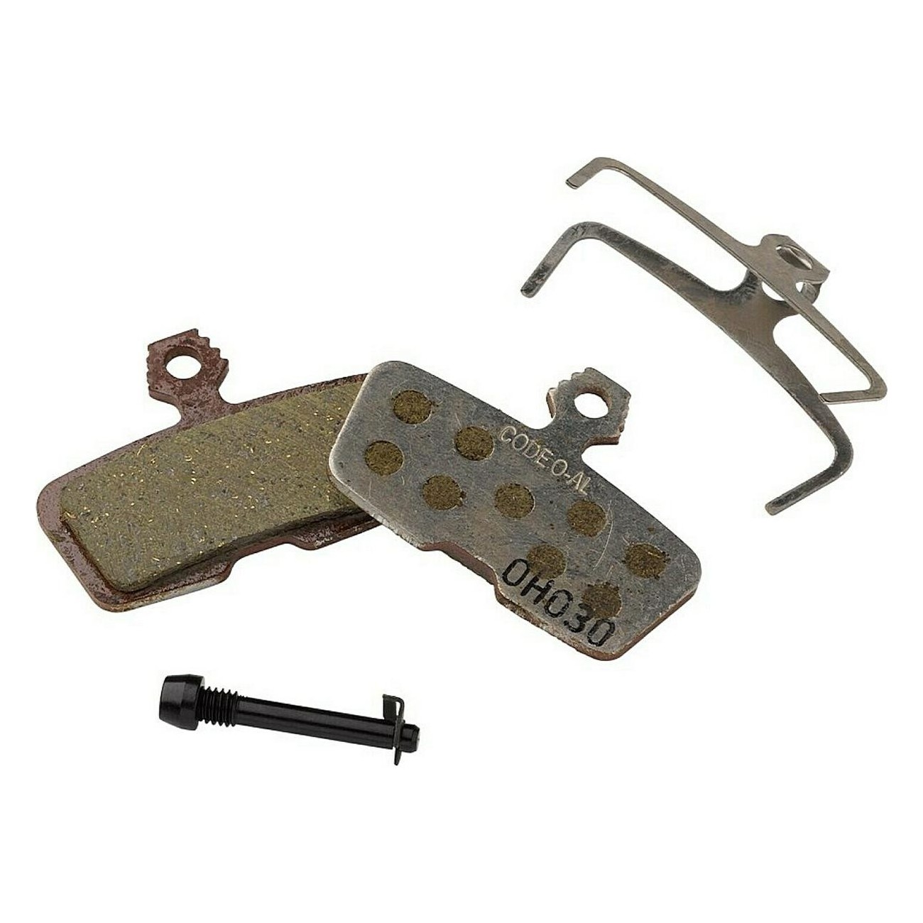 Organic Disc Brake Pads with Aluminum Support for MTB - Quiet and Lightweight - 1