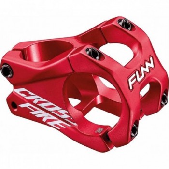 Attacco Manubrio MTB Crossfire 31,8x35mm in Alluminio Rosso 0° 130g - FUNN - 1 - Attacchi manubrio - 4712931189810