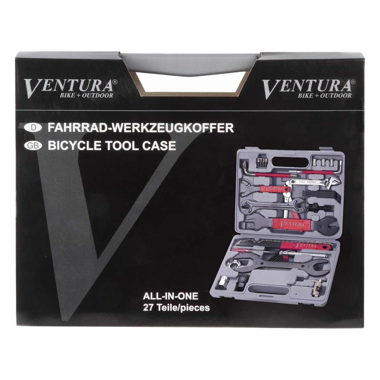 Universal Bicycle Tool Kit Ventura - 37 Pieces in Case - 2