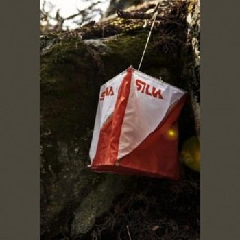 Silva Marker Riflettente 6x6 cm per Orienteering Notturno e Diurno, Ideale per Allenamenti e Percorsi Personalizzati - 2 - Varie