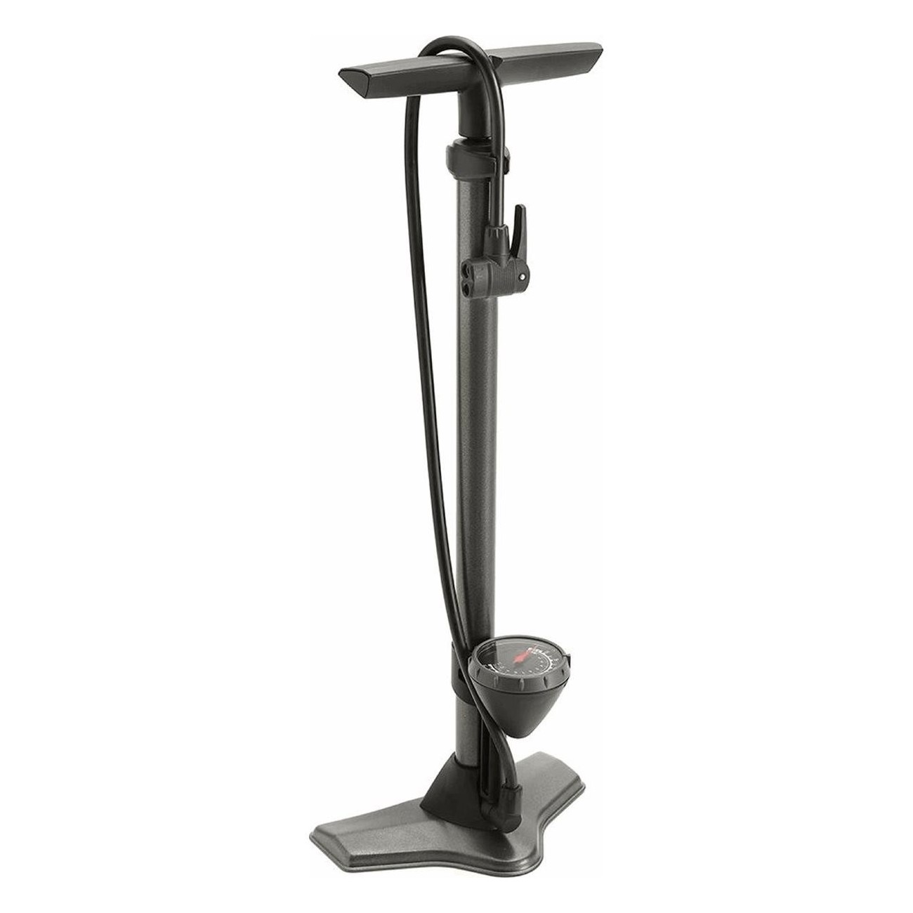 WIND 11Bar Steel Anti-Slip Pump with Accurate Gauge and Dual Connector - 1