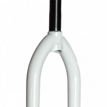 Horquilla Kris Fox Signature 28mm Blanca en 4130 CR-MO con Forcellini Investcast - 4