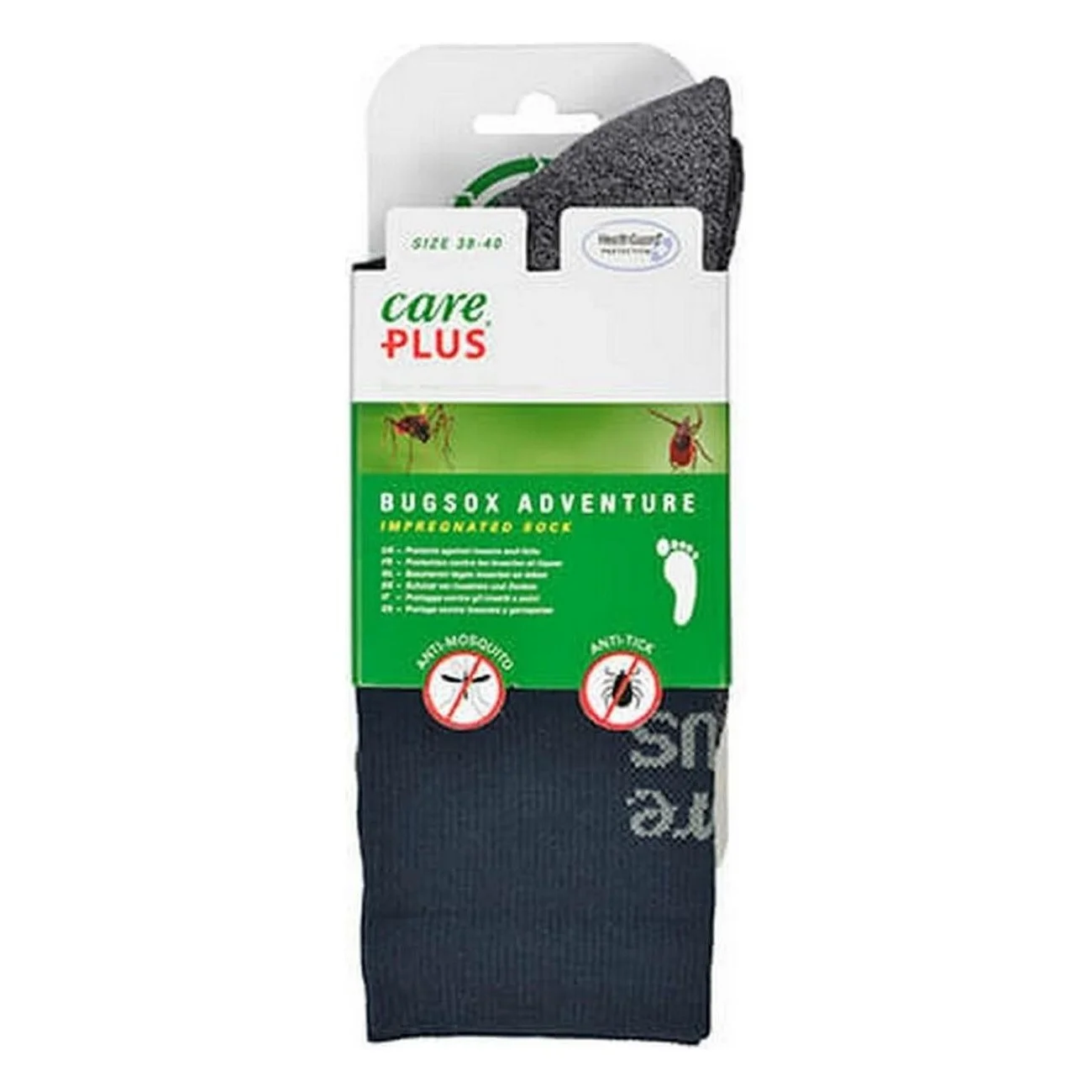 Calze Bugsox Adventure Navy 38-40: Protezione e Comfort per Escursioni e Attività all'Aperto - 2 - Protezione da insetti - 87140