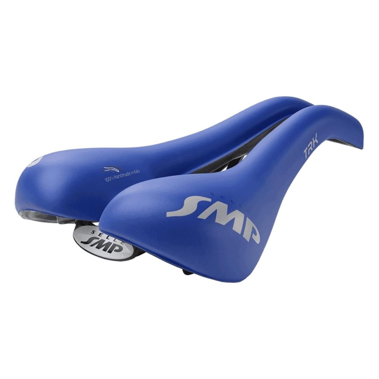 Selle de Trekking Bleu Mat 2020 pour Citybike et Trekking avec Remplissage Élevé - 1