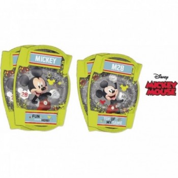 Kit Protezioni Bambino Disney Mickey Mouse: Gomitiere e Ginocchiere per Bicicletta e Pattini - 1 - Ginocchiere - 5902308590939