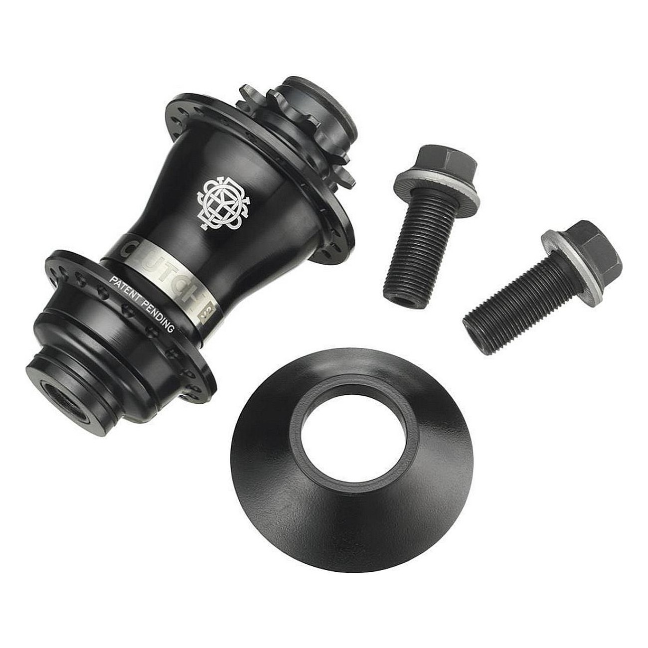 Clutch V2 Freecoaster Hub 9T 36H RHD Black with Super Strong Axle - 1