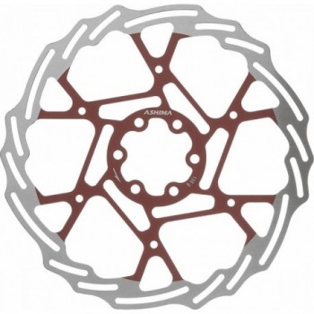 ARO-19 160mm ultraleichter Bremsscheibe aus rotem Stahl, 100g, 6 Löcher - 1