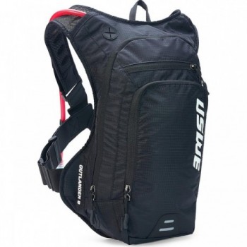 Mochila Hidratante USWE Outlander 9 Litros Negra para MTB, Ruta y Gravel - 1