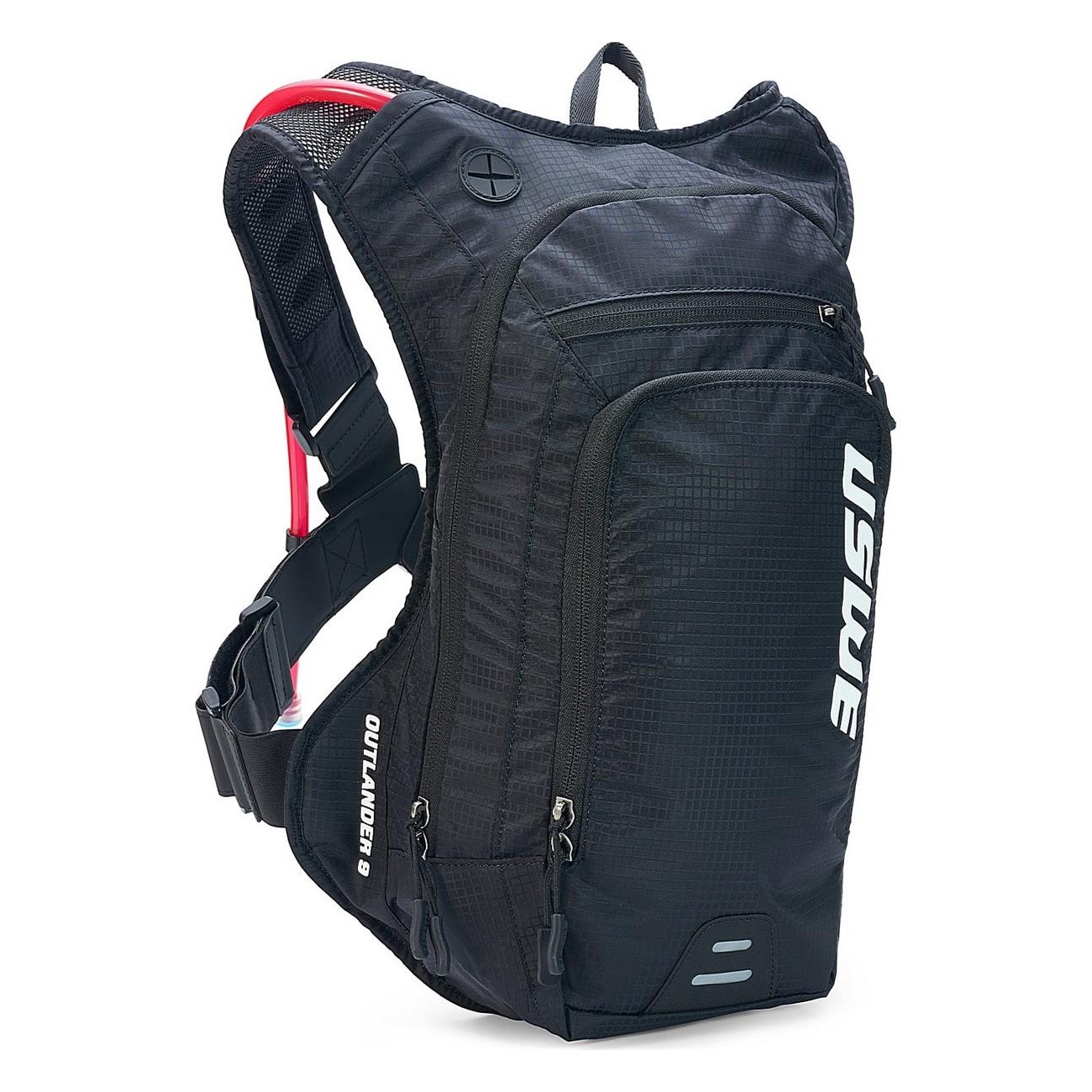 USWE Outlander 9L Rucksack Schwarz für MTB, Straße und Gravel - No Dancing Monkey - 1