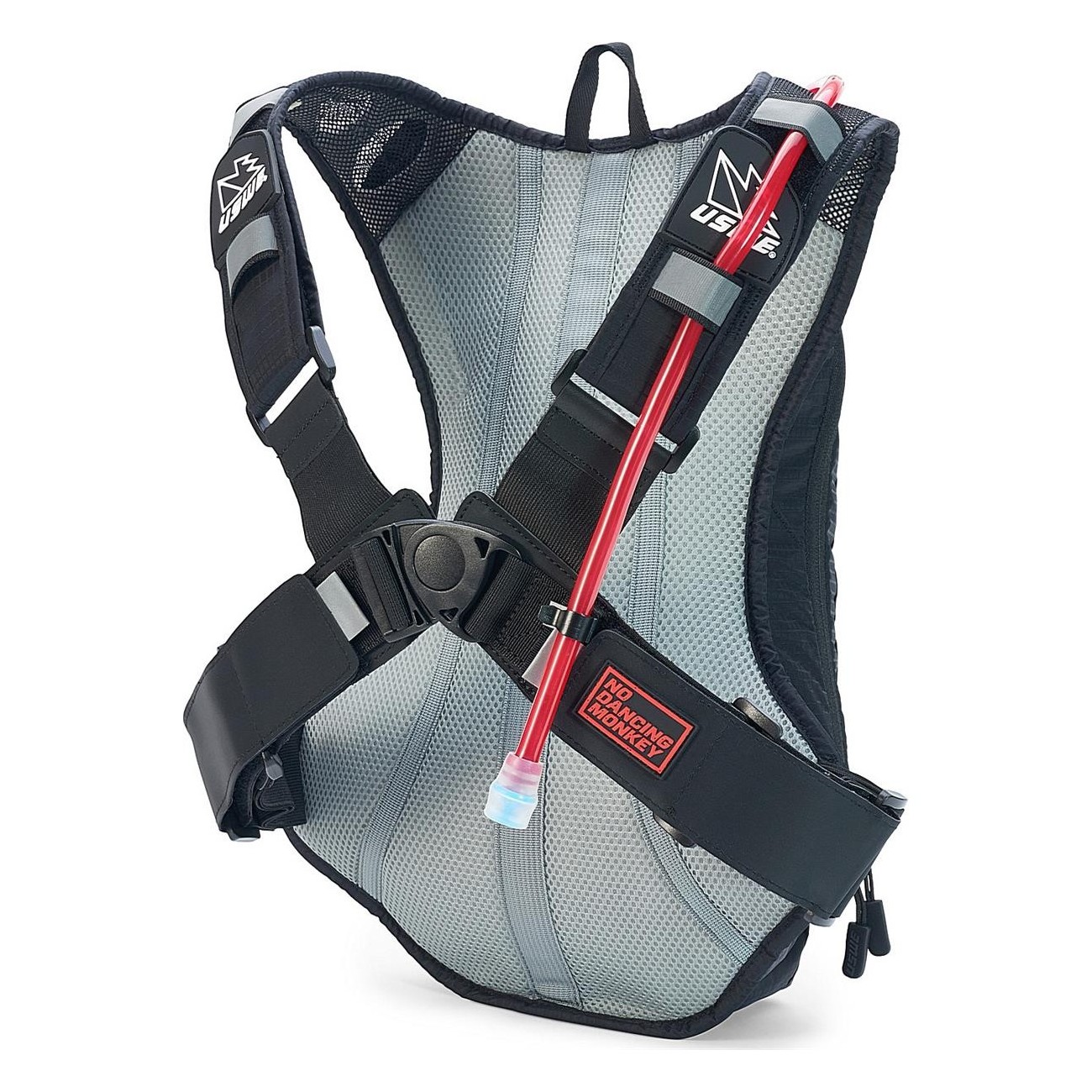 USWE Outlander 9L Rucksack Schwarz für MTB, Straße und Gravel - No Dancing Monkey - 2