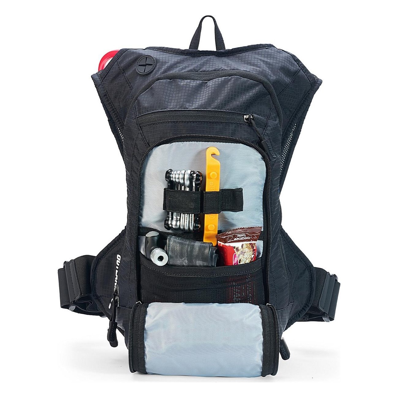 USWE Outlander 9L Rucksack Schwarz für MTB, Straße und Gravel - No Dancing Monkey - 4