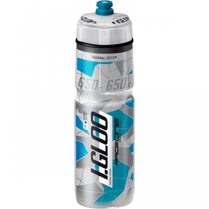 Thermo-Flasche 650ml IGLOO 2.0 Himmelblau - RaceOne für Sportaktivitäten - 1