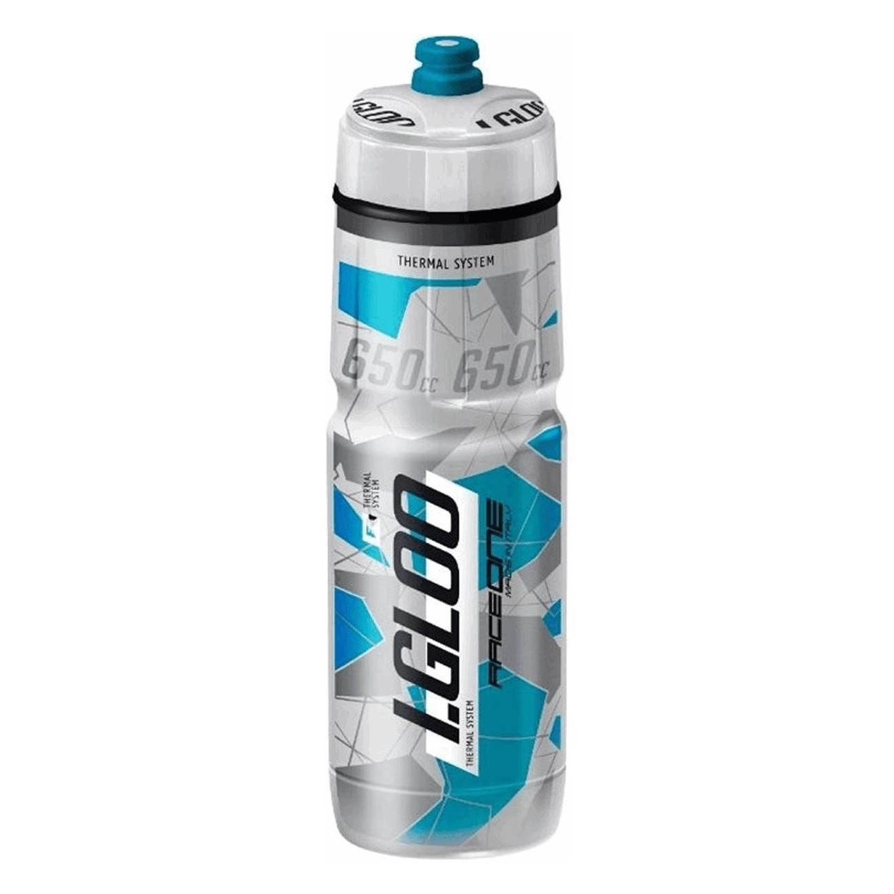 Borraccia Termica 650ml IGLOO 2.0 Blu Cielo - RaceOne per Attività Sportive - 1 - Borracce - 8052747193097