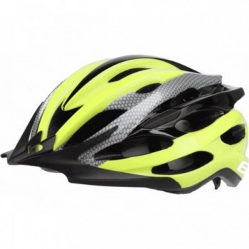 Casco Ciclismo In-Mold Lime/Nero/Grigio Taglia M 54-58 cm EN1078 con Ventilazione e Regolazione - 1 - Caschi - 8053329965002