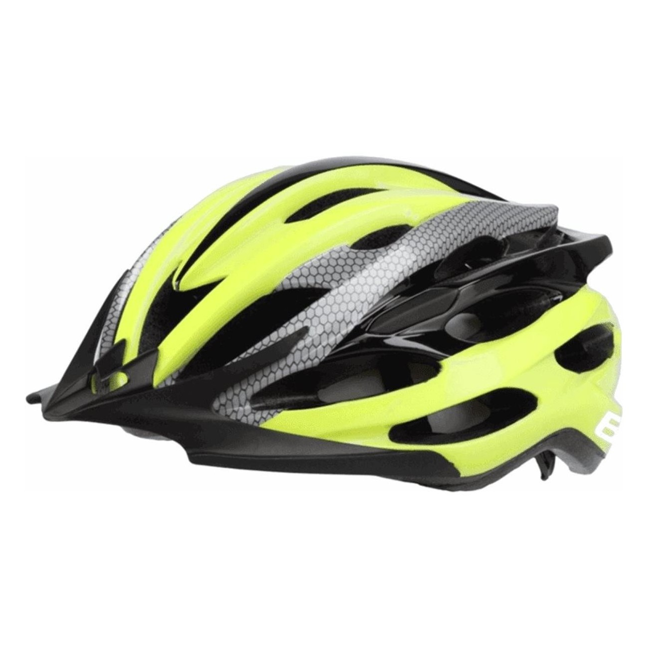 Casco Ciclismo In-Mold Lime/Nero/Grigio Taglia M 54-58 cm EN1078 con Ventilazione e Regolazione - 1 - Caschi - 8053329965002