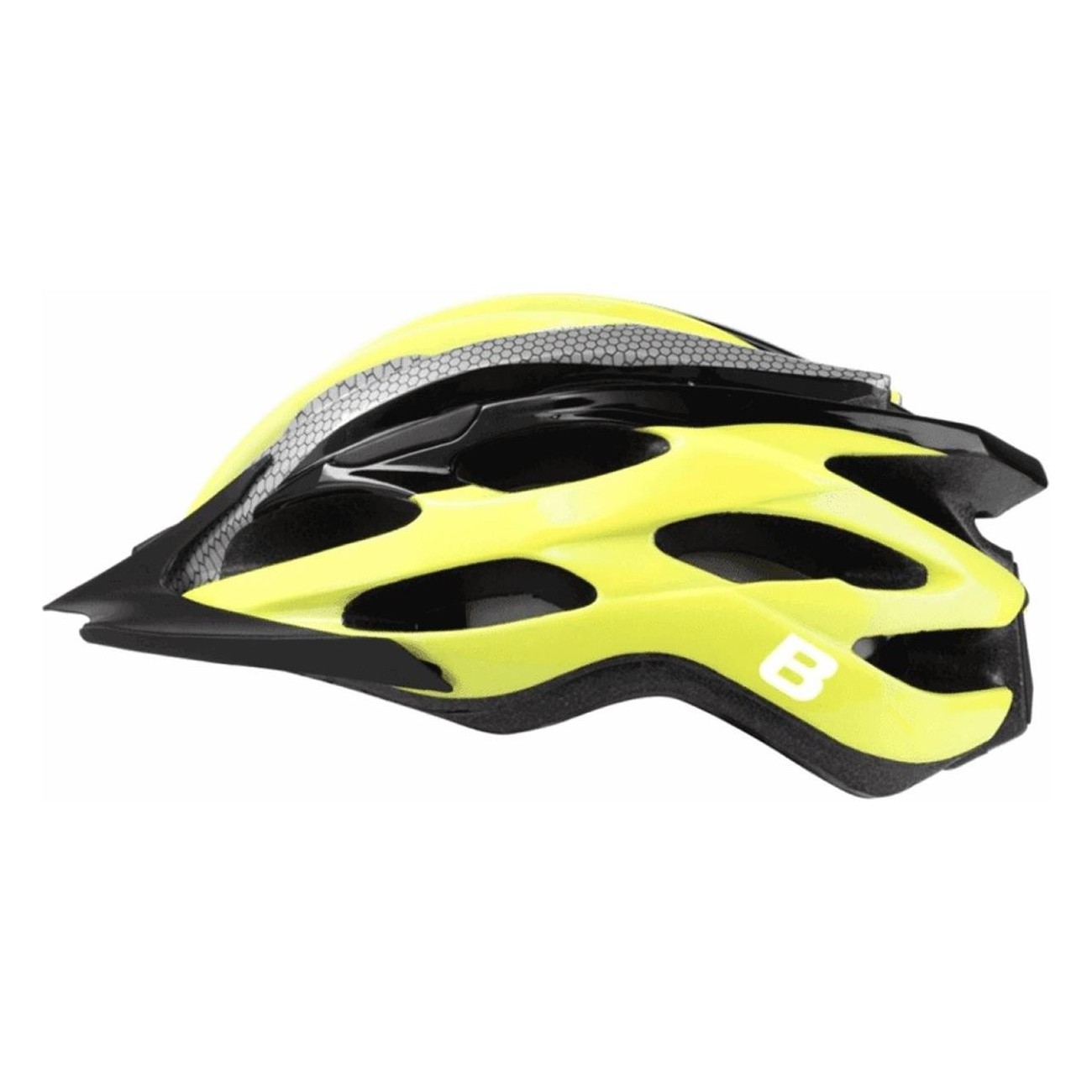 In-Mold Cycling Helmet Lime/Black/Grey Size M 54-58 cm EN1078 - 2