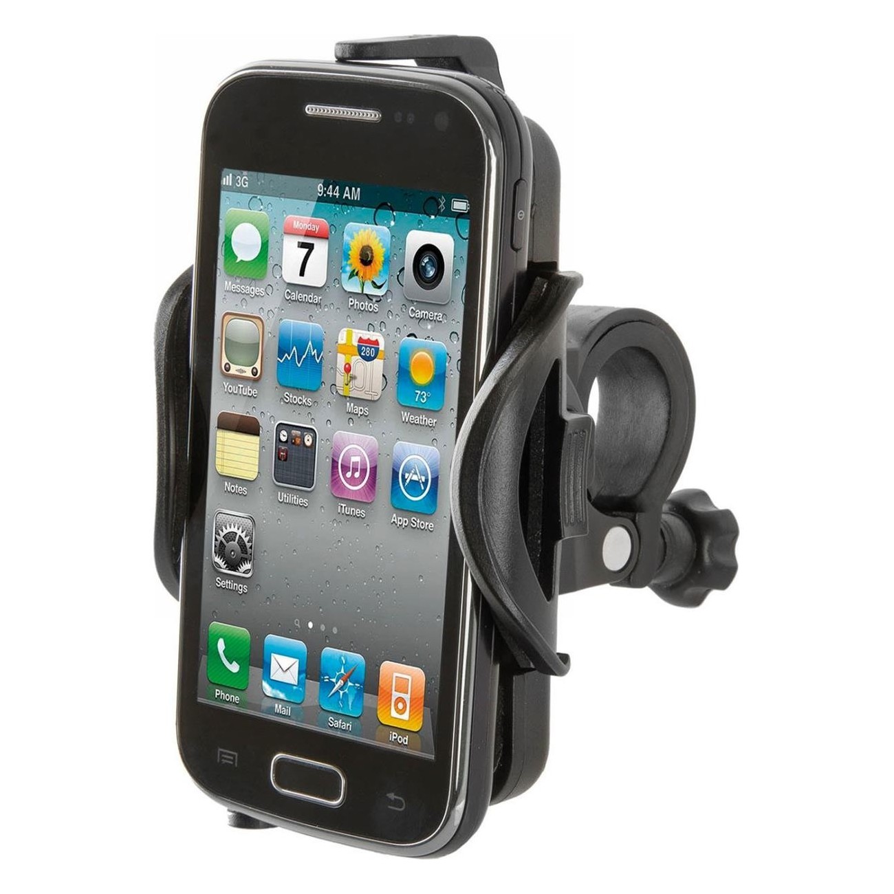 Soporte Universal para Smartphone M-Wave Eindhoven Grip Negro, 360° - 2