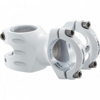 Reverse S-Trail Handlebar Stem 60mm Ø31.8mm White Aluminum for XC and Enduro - 1