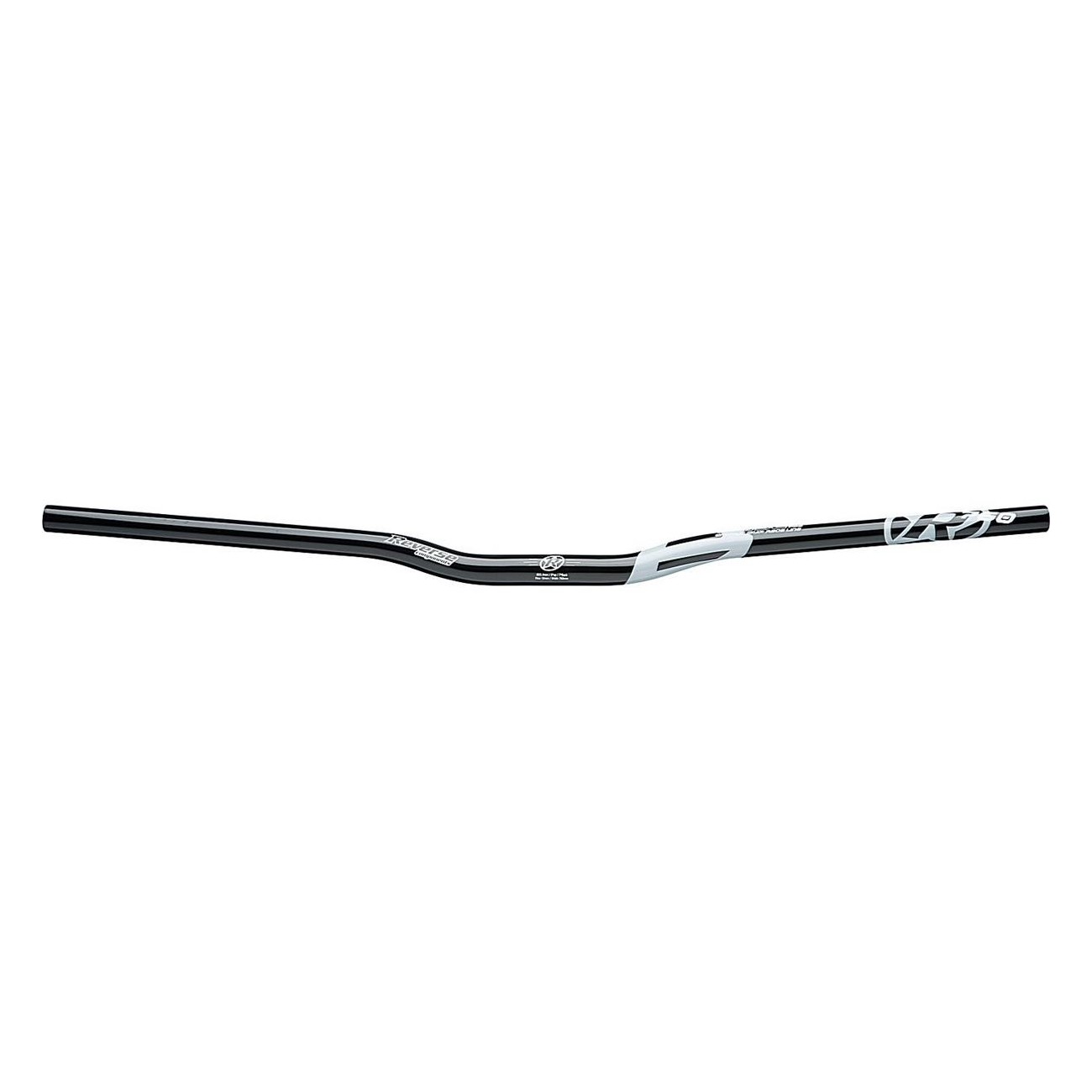 Guidon Reverse 760mm Noir-Gris pour Enduro, All Mountain et Downhill - Ø25,4mm, Hauteur 18mm - 1