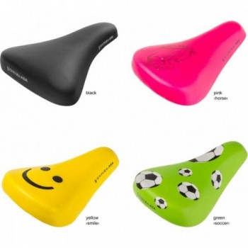 Selle pour Enfants Ventura Noire avec Collier 210x138 mm pour Vélos 12' et 16' - 5