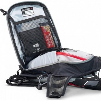 Sac à dos MTB USWE Airborne 9 Litres Noir-Gris avec Sac d'Hydratation - 4