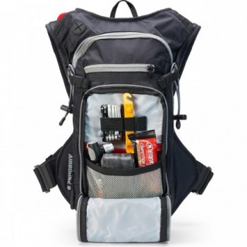 Sac à dos MTB USWE Airborne 9 Litres Noir-Gris avec Sac d'Hydratation - 5