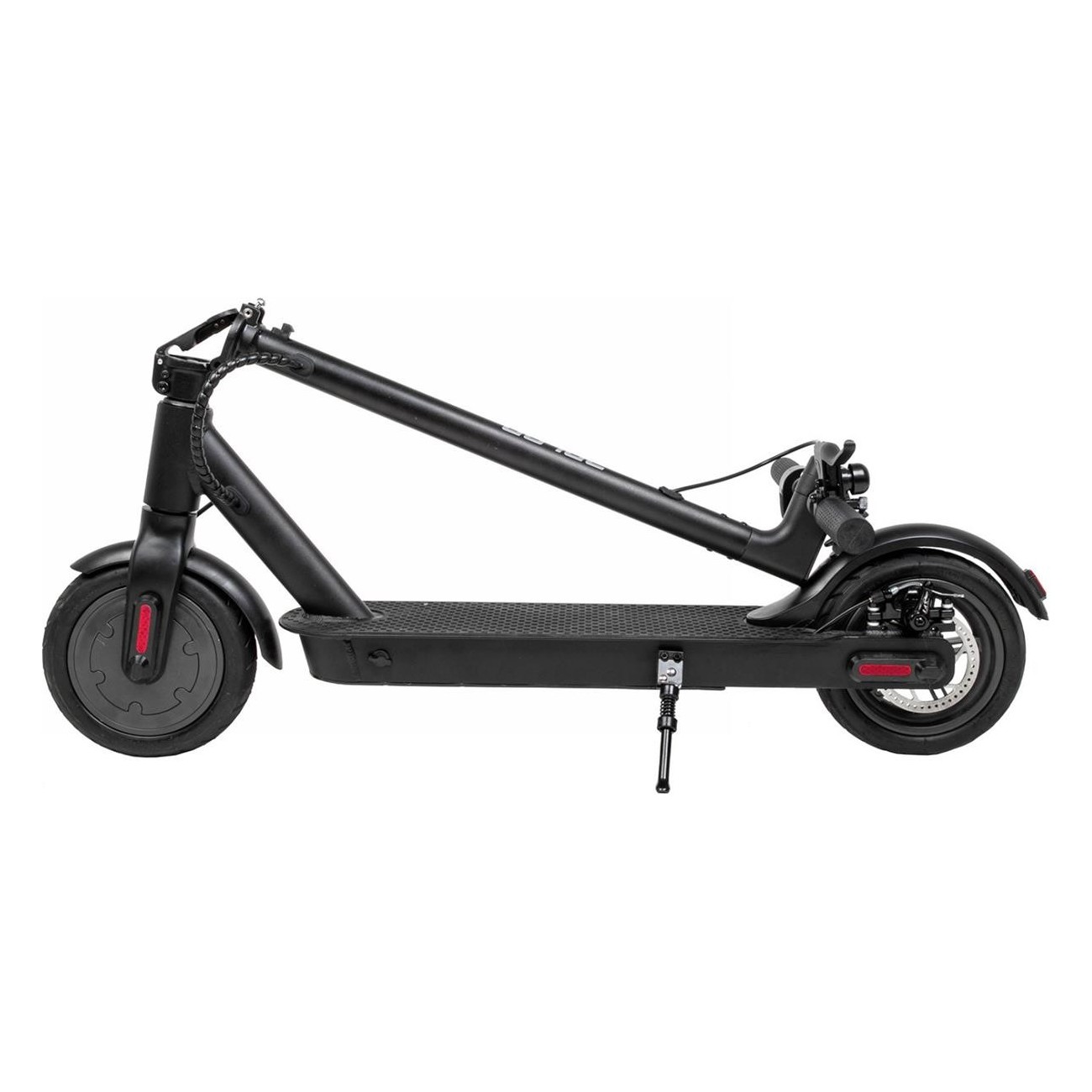 Monopattino Elettrico E9X Nero 250W, Velocità 20 km/h, Batteria al Litio, Freno a Disco, Pneumatici 8,5', Caricatore e Cavo UK I