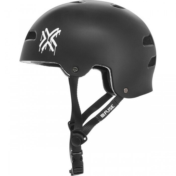 Fuse Alpha Matte Black Helmet - Size XS-S, Advanced Comfort & Protection - 1