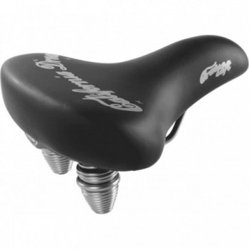 Citybike Saddle California Dream Black - Comfort & Style 280x240 mm, 835g - 1