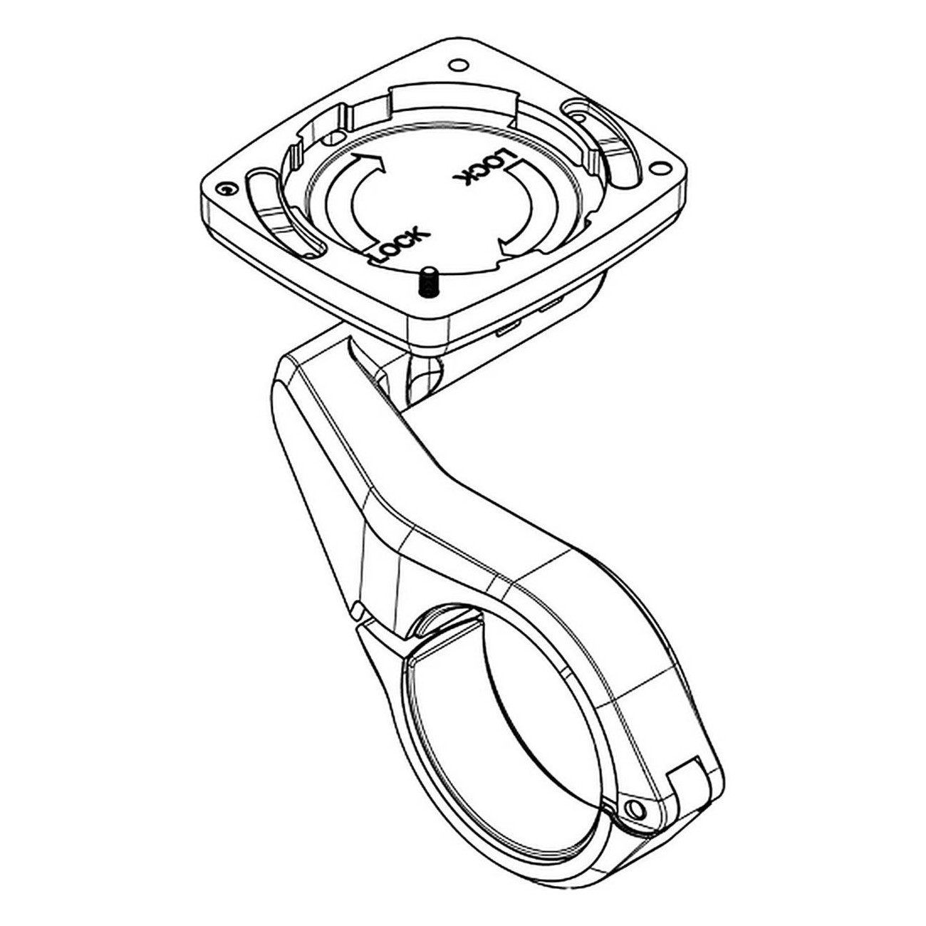 Supporto Intuvia 100 - 318mm per Sistema Intelligente, Ricambio Display con Braccio e Piastrina di Montaggio - 1 - Supporti e ad