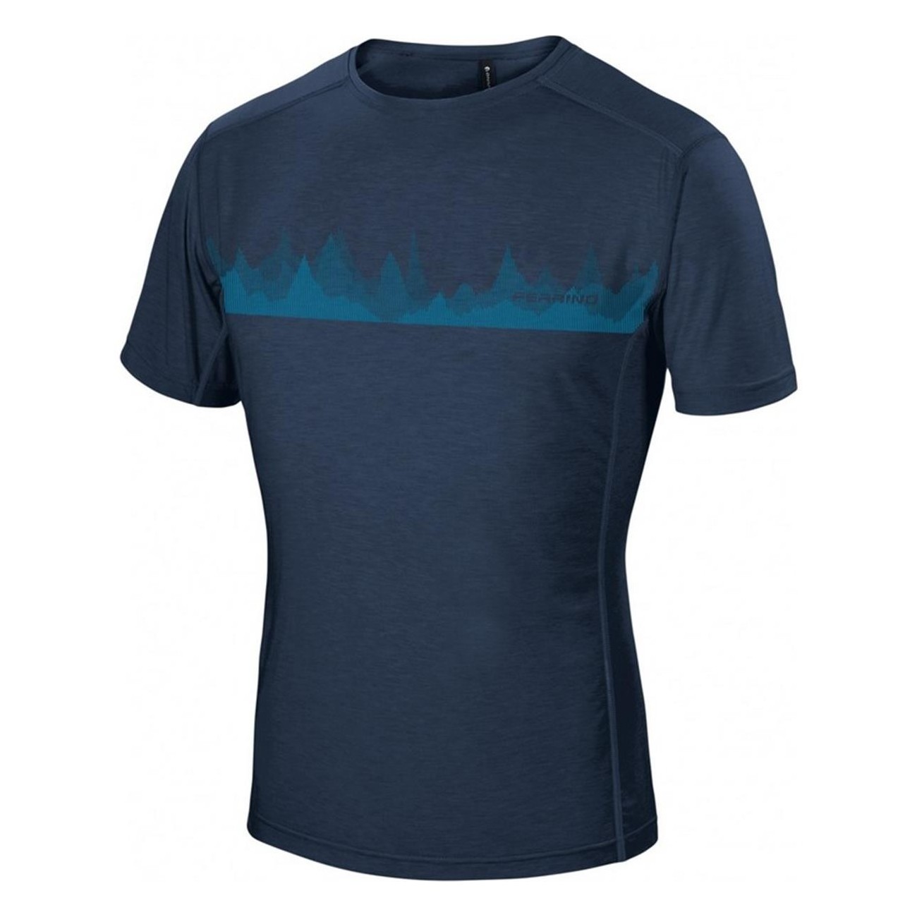 T-shirt Uomo Blu Scuro XL Trekking Viaggio Poliestere Lyocell - 1 - T-shirt e Camicie - 8014044998591