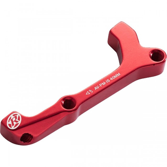 IS-PM 180 mm Brake Disc Adapter AVID HR Red Lightweight Aluminum - 1