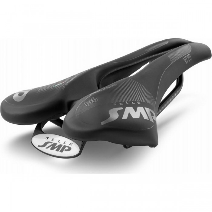 4bike VT20 Gel Black Saddle 142x280 mm for MTB and Road - Unisex - 1