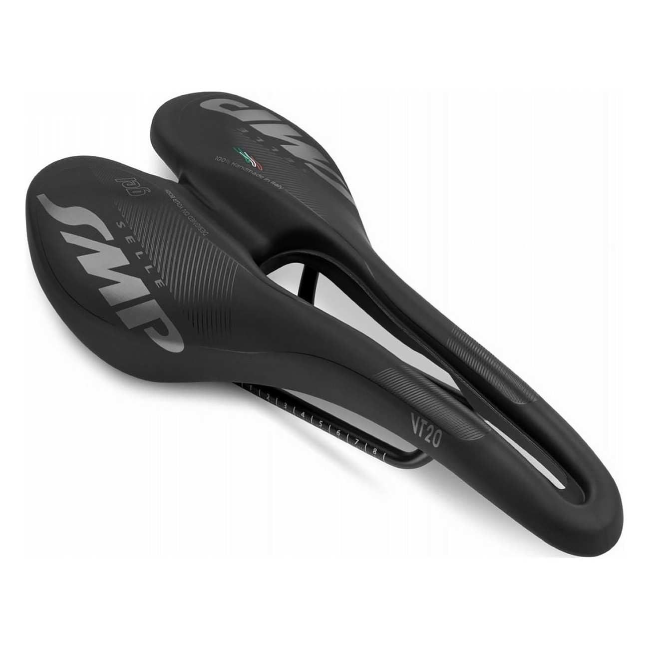 Selle 4bike VT20 Gel Noire 142x280 mm pour VTT et Route - Homme et Femme - 2