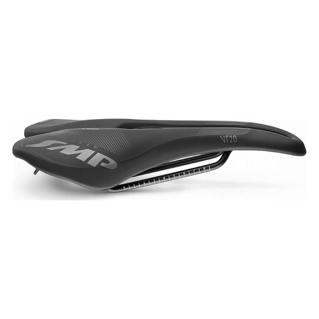 4bike VT20 Gel Sattel Schwarz 142x280 mm für MTB und Straße - Unisex - 5