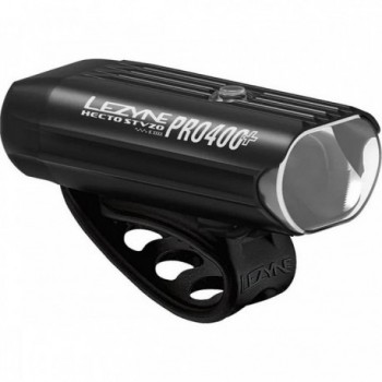 Lezyne Hecto Pro STVZO 400+ Luce Anteriore Bicicletta, 400 Lumen, Nero Satinato - 1 - Luci - 4710582551673