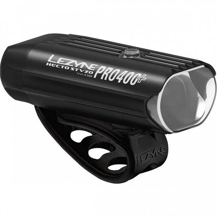 Lezyne Hecto Pro STVZO 400+ Fahrrad Vorderlicht, 400 Lumen, Schwarz Satin - 1