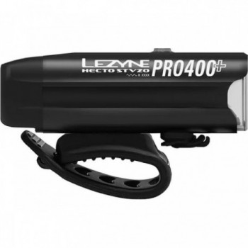 Lezyne Hecto Pro STVZO 400+ Luz Delantera Bicicleta, 400 Lúmenes, Negro Satinado - 2