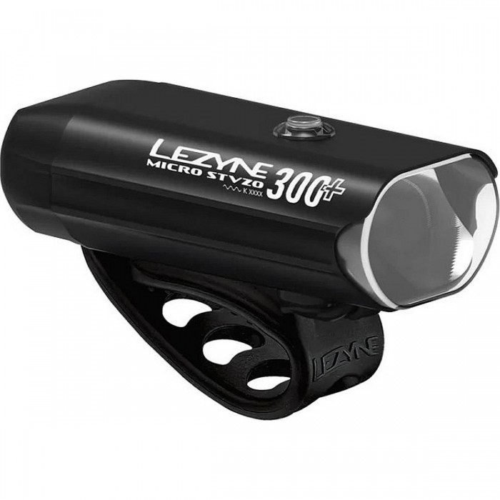 Lezyne Micro STVZO 300+ Frontlicht Schwarz, 300 Lumen, USB-C, IPX7 - 1