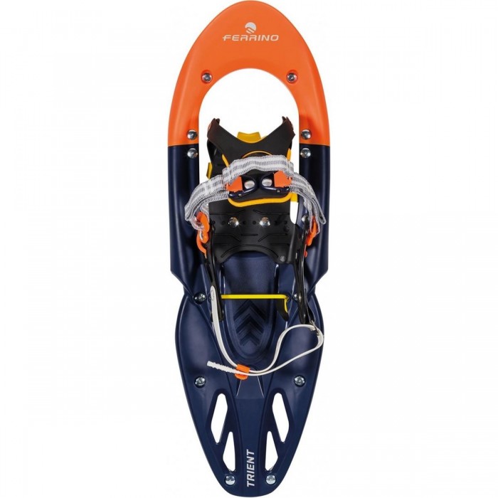 Raquettes Trient Bleu/Orange 41-48 avec Talon Relevé Trekking 100kg 2kg - 1